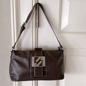 Joop Brown leather handbag